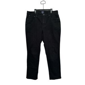 J. Crew Essential Straight Jeans Womens 31 Black Casual Cotton Straight Workwear
